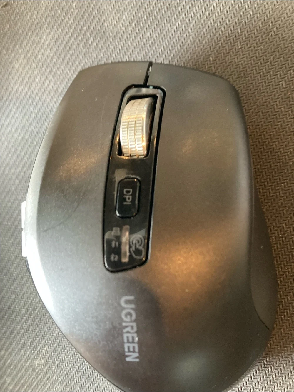 Wireless Ergonomic Mouse — Black